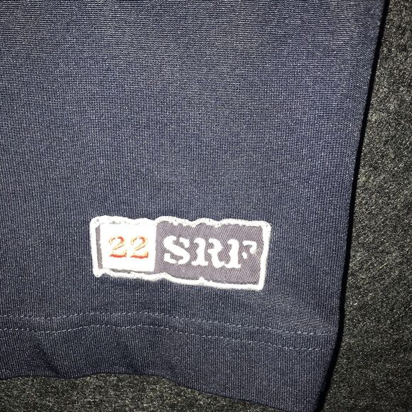 Mossimo 90s T Shirt Mens XL Crew Neck 22SRF Short Sleeve Navy Blue Vintage Heavy - Picture 4 of 9